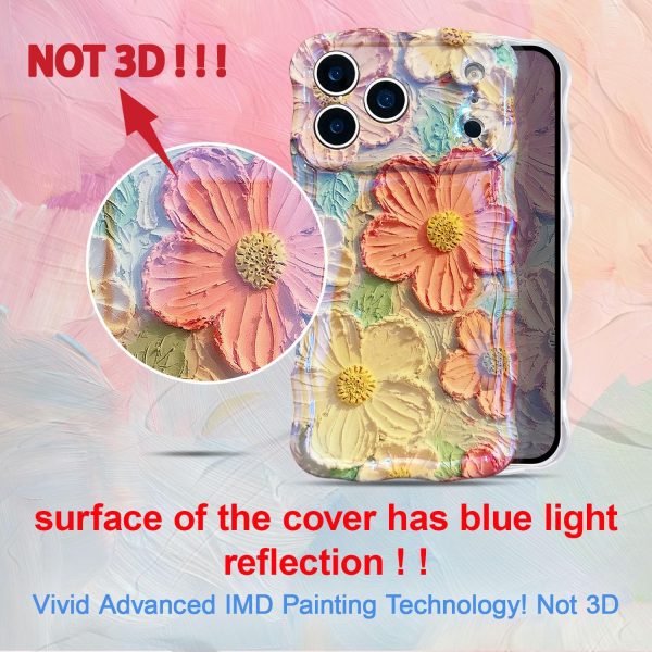 Shiny Oil Painting Flower Phone Case