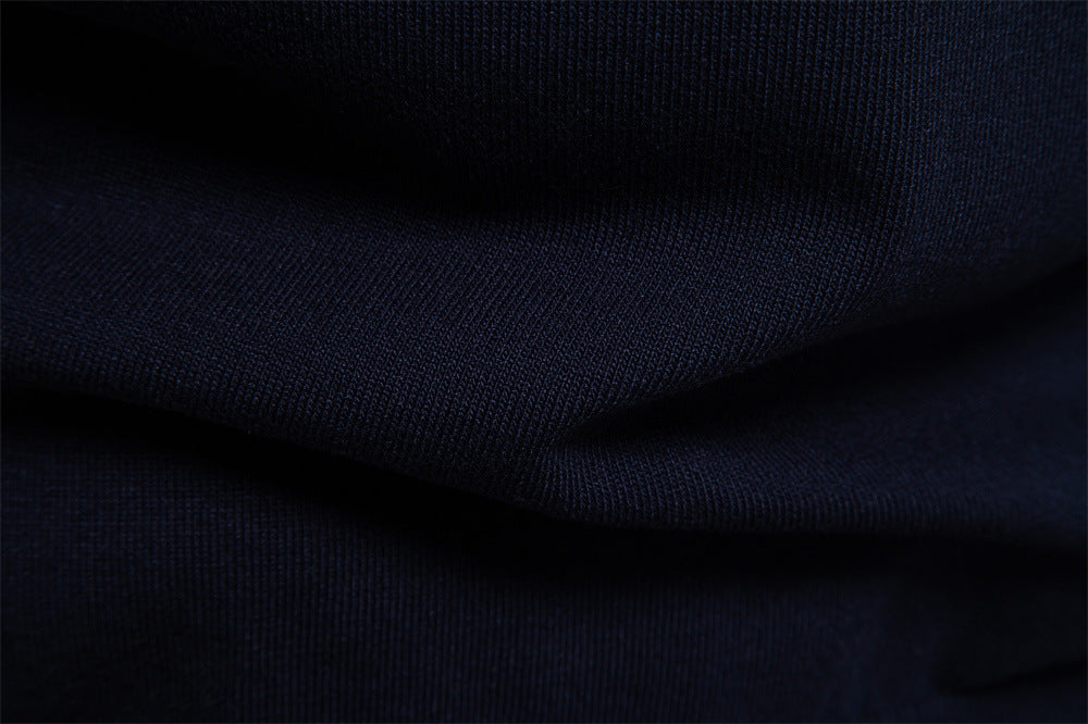 Men's Colorblock Striped Knit Polo Shirt