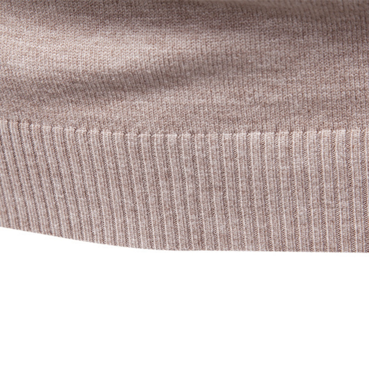 Men's Mock Neck Pullover Sweater