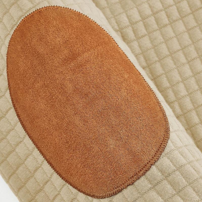 Men’s Textured Button Mock Neck Sweater