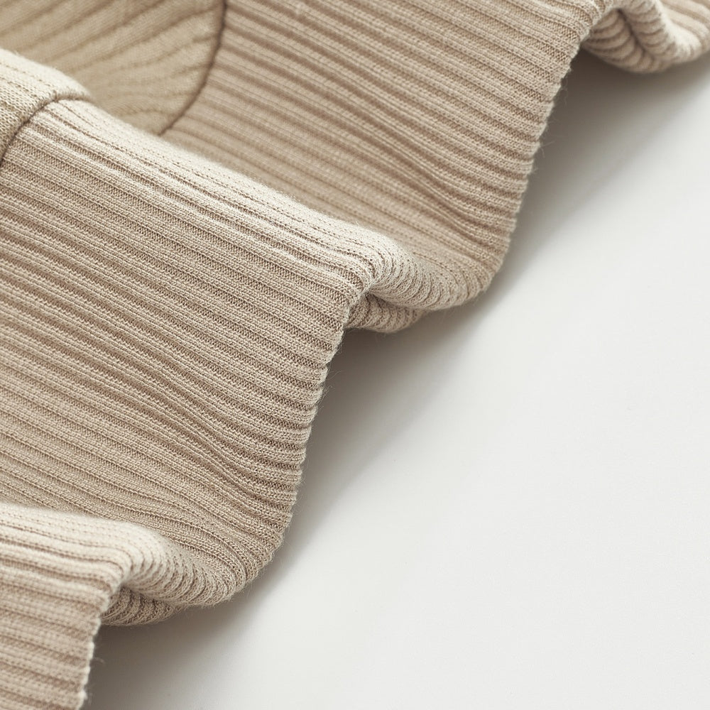 Men’s Textured Half Zip Polo Sweater
