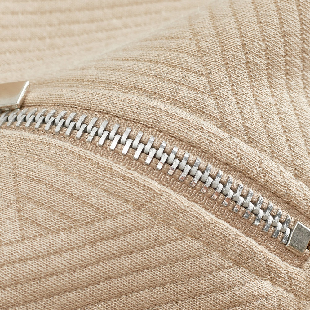 Men’s Textured Half Zip Polo Sweater
