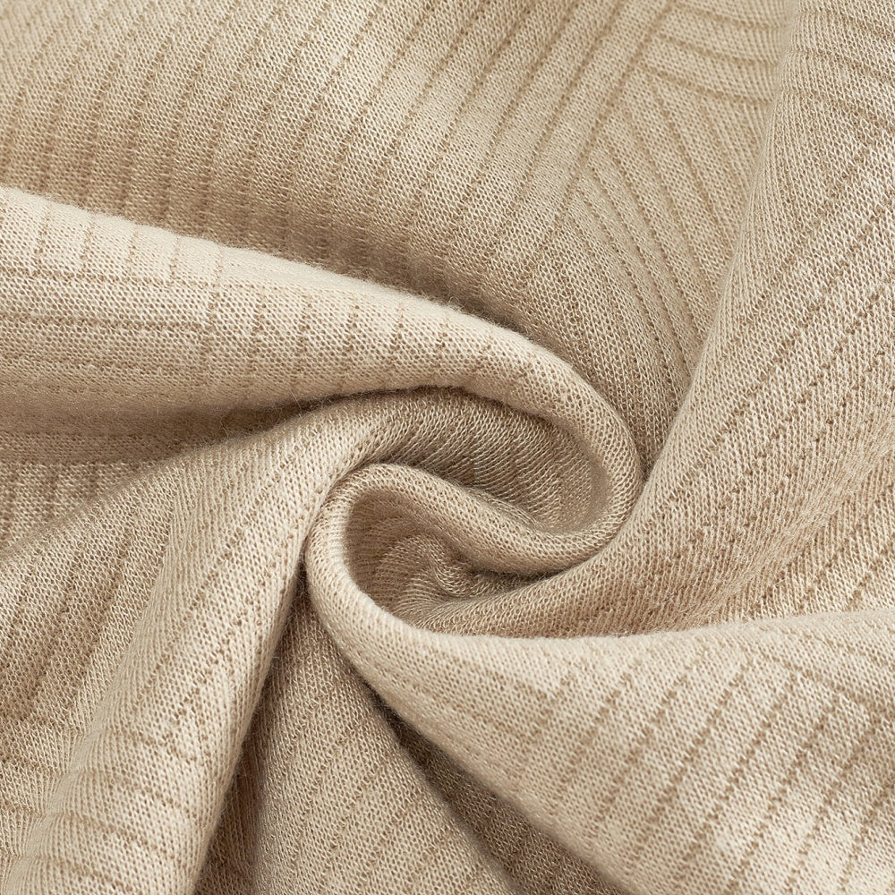 Men’s Textured Half Zip Polo Sweater