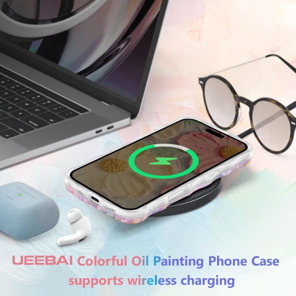 Shiny Oil Painting Flower Phone Case