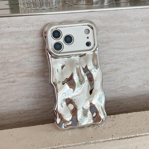 Silver Water Ripple Phone Case