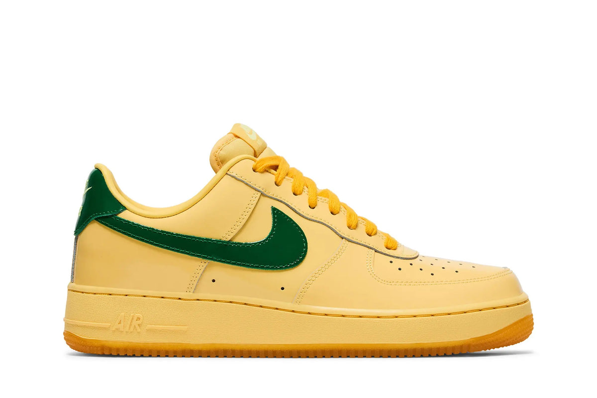 Nike Air Force 1 Low "Patent Leather Topaz Gold Pine Green"