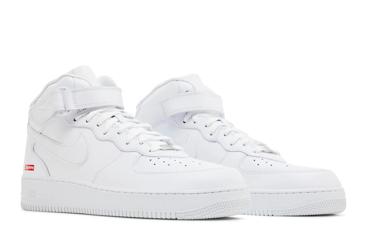 Nike Air Force 1 Mid "Supreme - Mini Box Logo White"