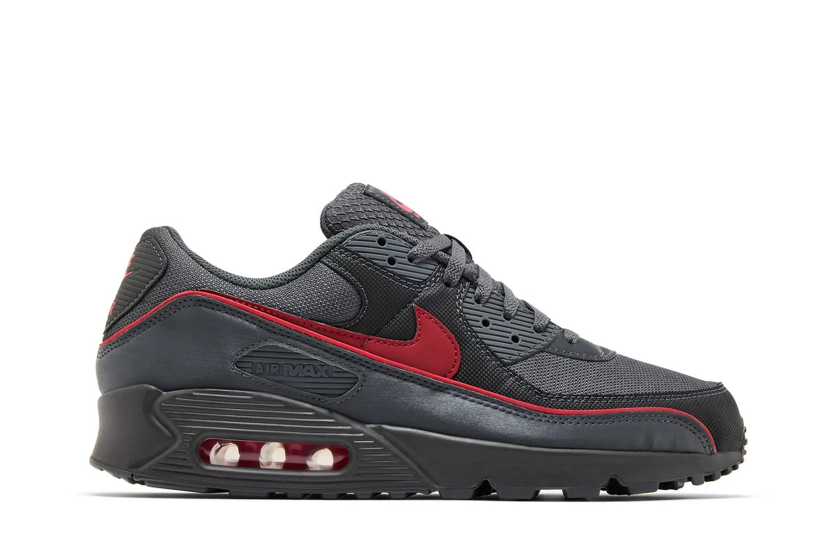 Nike Air Max 90 Premium "Iron Grey University Red"