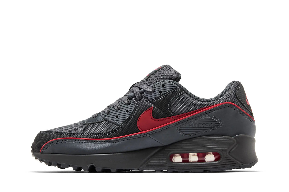 Nike Air Max 90 Premium "Iron Grey University Red"