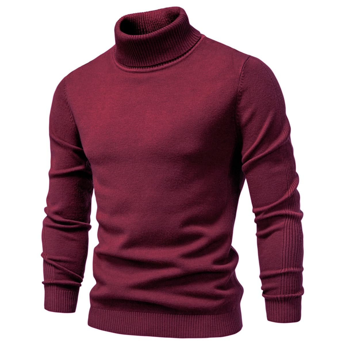 Men's Turtleneck Pullover Sweater