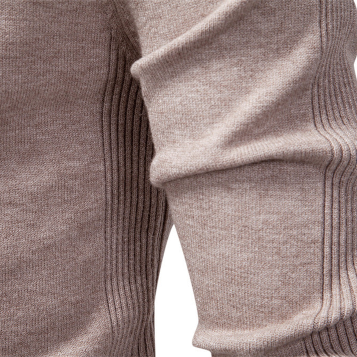 Men's Mock Neck Pullover Sweater