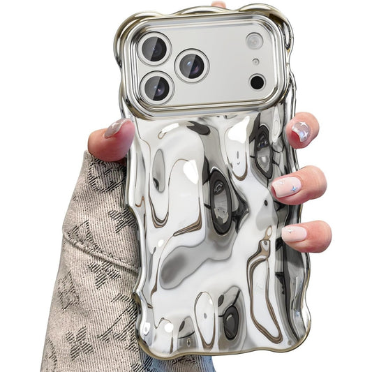 Silver Water Ripple Phone Case